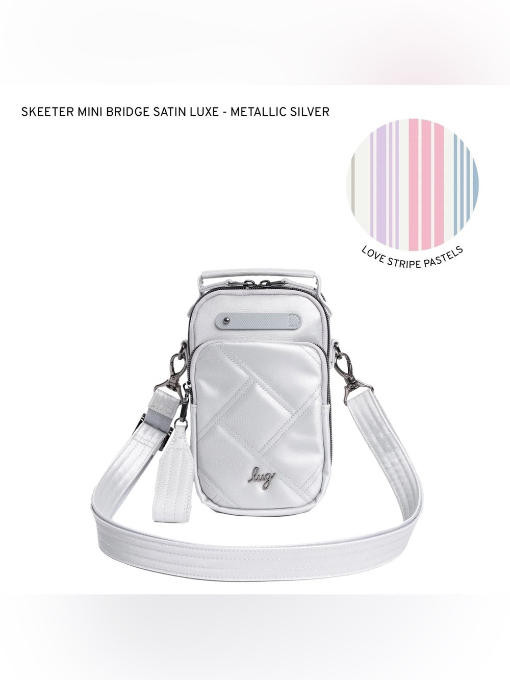 Skeeter Mini Bridge Satin Luxe VL Convertible Crossbody Bag